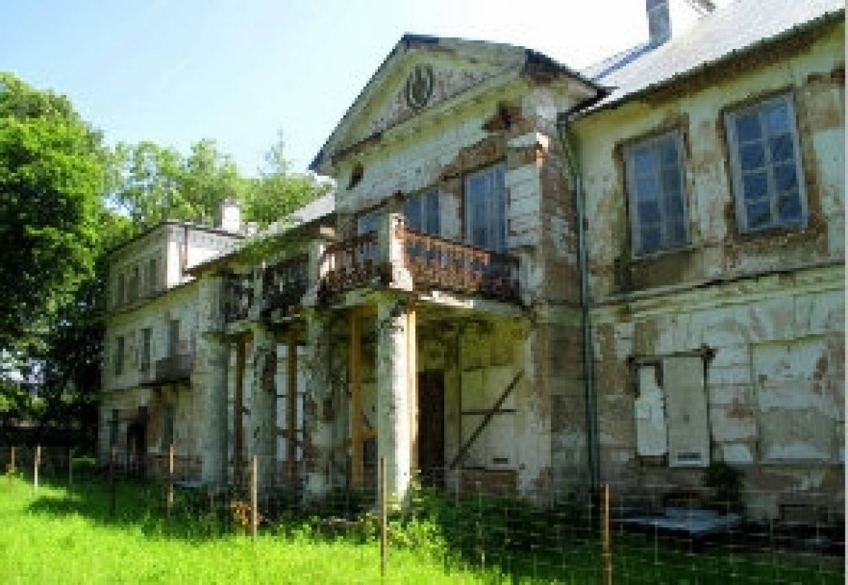 Pałac rodziny Przewłockich w miejscowości Mordy, powiat siedlecki.