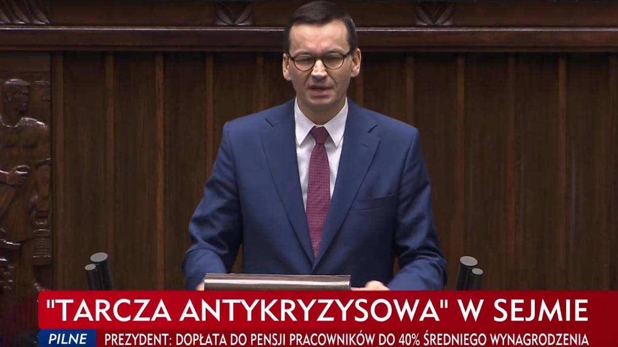Morawiecki: #TarczaAntykryzysowa najważniejsi Polacy, deficyt to nie Graal