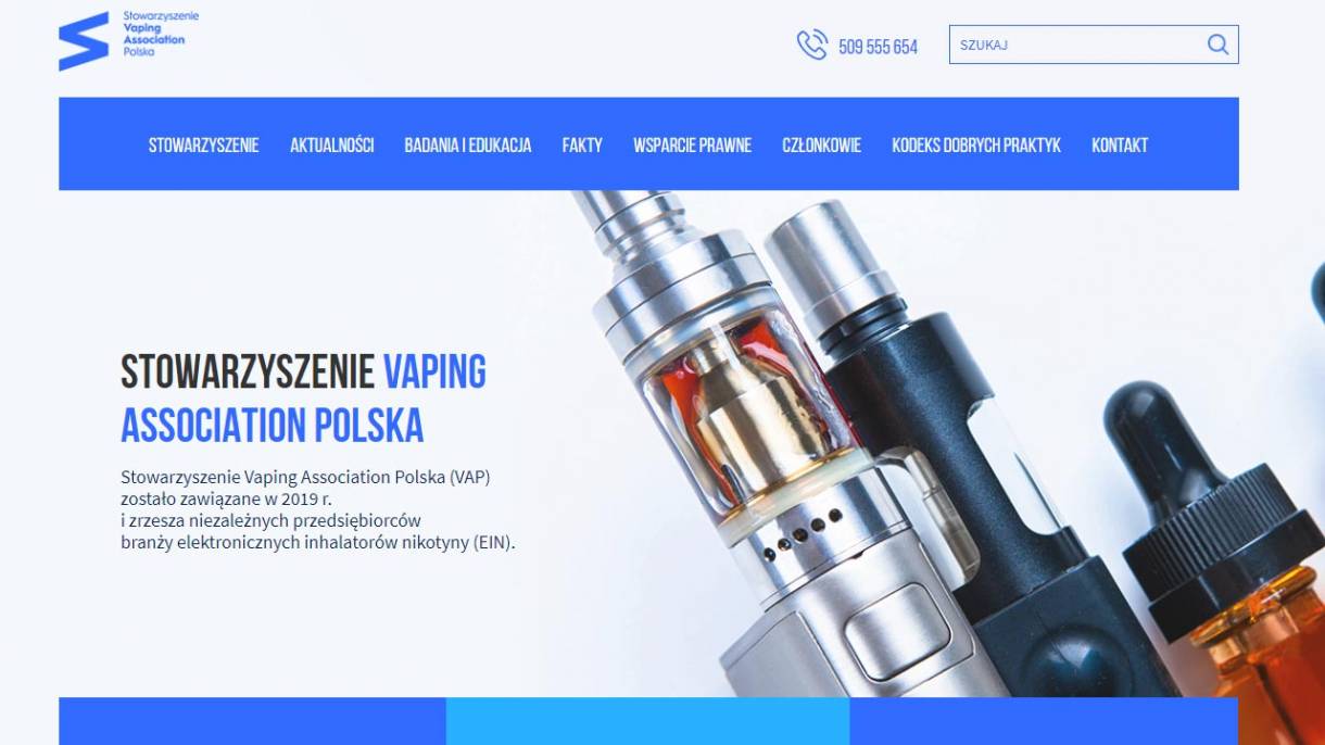 Vaping Association Polska wydał oświadczenie o gotowości części firm z branży e-papierosów do butelkowania płynów dezynfekcyjnych