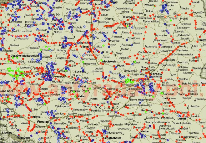 Mapa fotoradarów na polskich drogach: stacjonarne; przenośne; atrapy; niewykrywalne